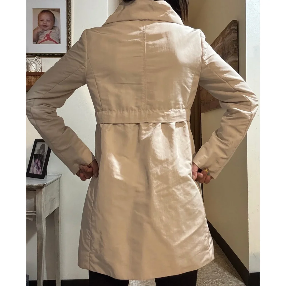 Petite LOFT Satin Trench Coat - Picture 4 of 7